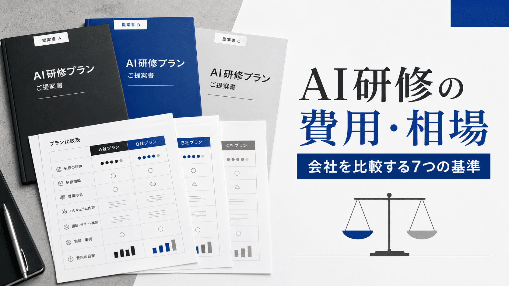AI研修の費用・相場は？会社を比較する7つの基準