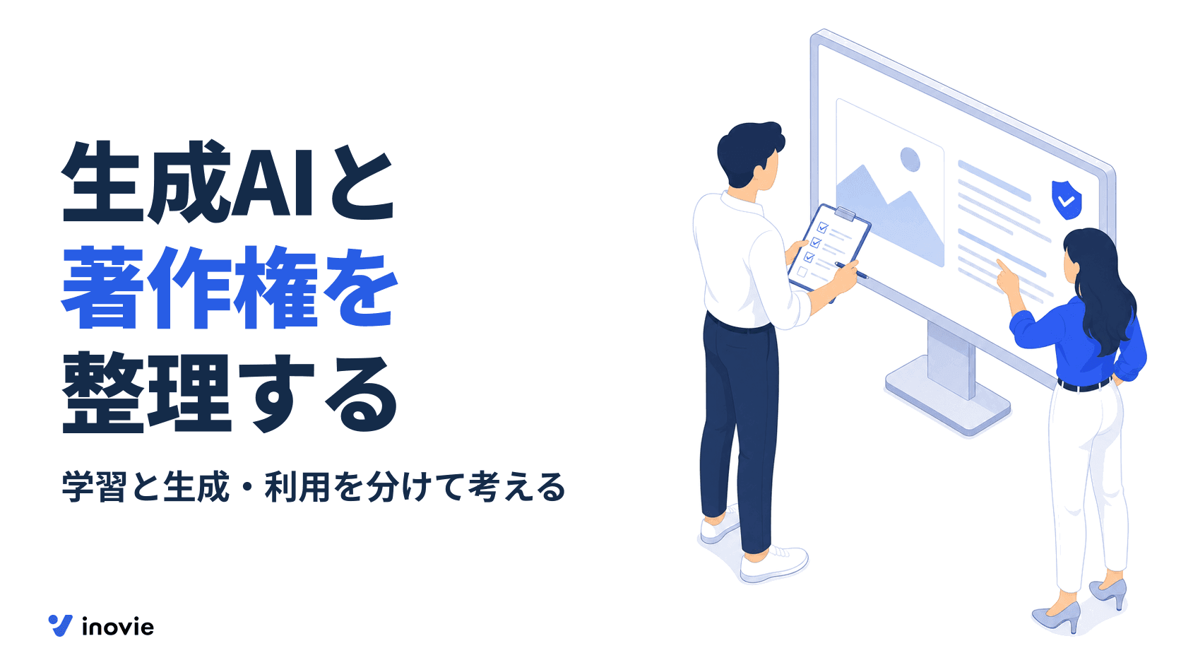 生成AIと著作権の関係は？文化庁の考え方と企業の確認事項